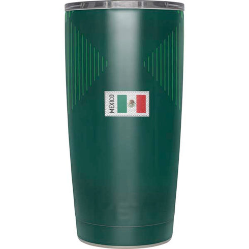 Mexico Soccer Flag Yeti 20oz Tumbler Skin