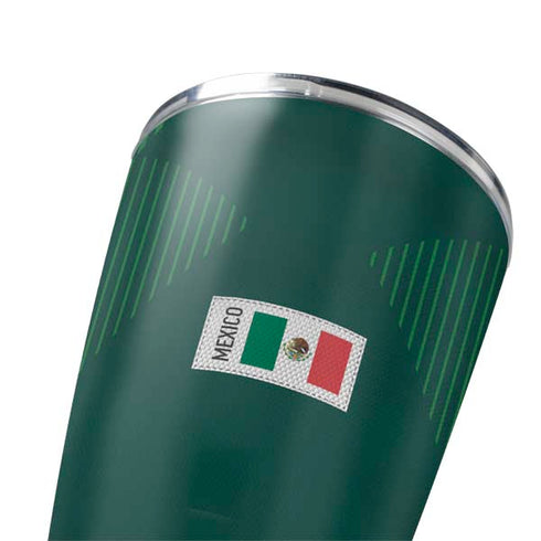 Mexico Soccer Flag Yeti 20oz Tumbler Skin