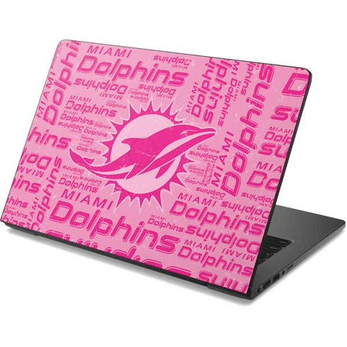 NFL Miami Dolphins - Blast Pink Dell Chromebook Skin
