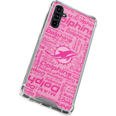 NFL Miami Dolphins - Blast Pink Galaxy A54 5G Clear Case