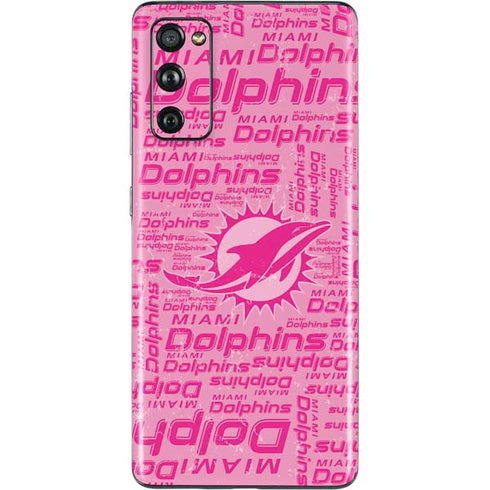 NFL Miami Dolphins - Blast Pink Galaxy S20 Fan Edition Skin