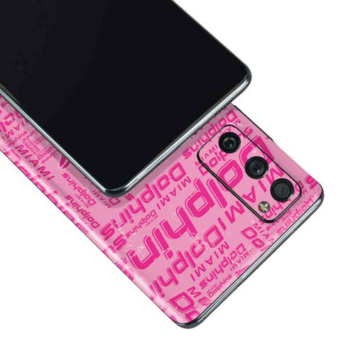 NFL Miami Dolphins - Blast Pink Galaxy S20 Fan Edition Skin