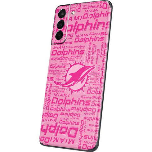 NFL Miami Dolphins - Blast Pink Galaxy S21 5G Skin