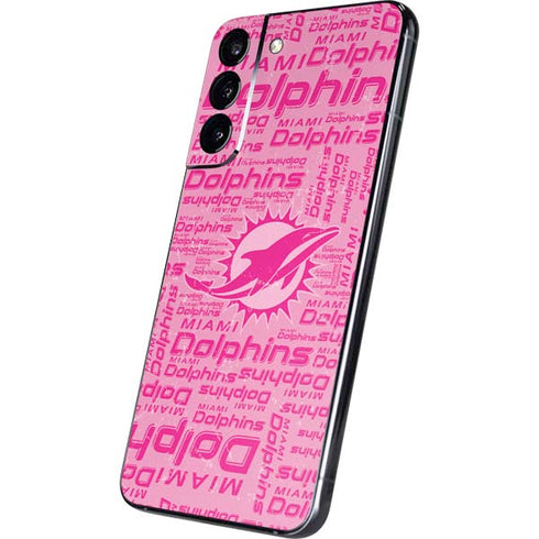 NFL Miami Dolphins - Blast Pink Galaxy S22 Plus Skin