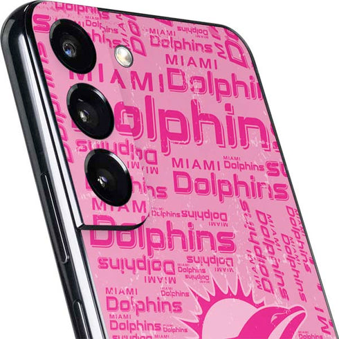 NFL Miami Dolphins - Blast Pink Galaxy S22 Plus Skin