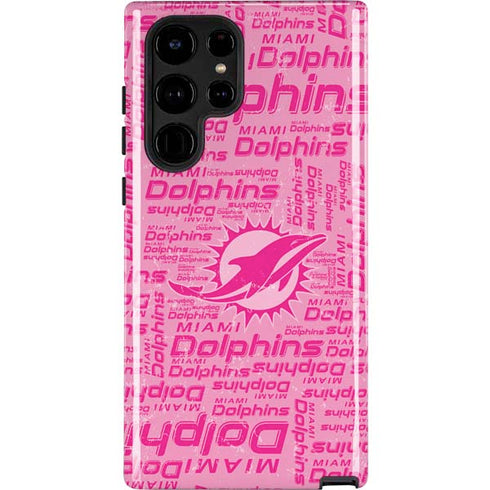 NFL Miami Dolphins - Blast Pink Galaxy S22 Ultra Pro Case