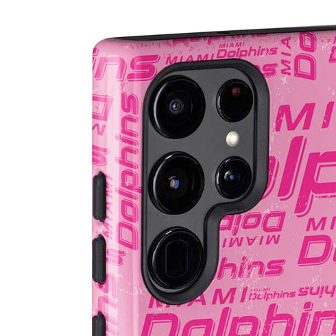 NFL Miami Dolphins - Blast Pink Galaxy S22 Ultra Pro Case