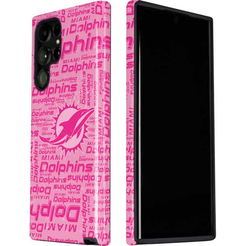 NFL Miami Dolphins - Blast Pink Galaxy S22 Ultra Pro Case