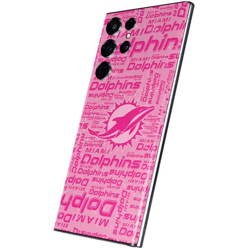 NFL Miami Dolphins - Blast Pink Galaxy S22 Ultra Skin