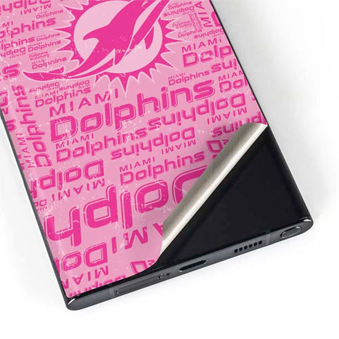 NFL Miami Dolphins - Blast Pink Galaxy S22 Ultra Skin