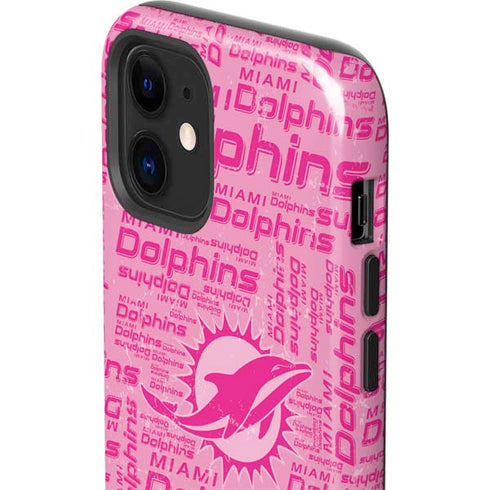NFL Miami Dolphins - Blast Pink iPhone 12 Impact Case