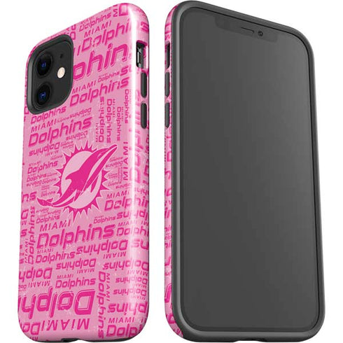 NFL Miami Dolphins - Blast Pink iPhone 12 Impact Case