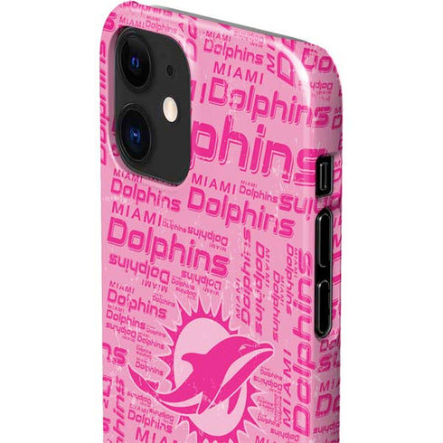 NFL Miami Dolphins - Blast Pink iPhone 12 Mini Lite Case