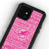 NFL Miami Dolphins - Blast Pink iPhone 12 Waterproof Case