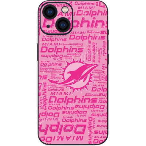 NFL Miami Dolphins - Blast Pink iPhone 13 Mini Skin