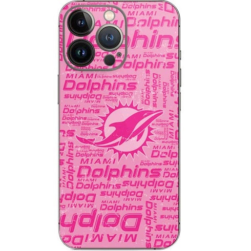 NFL Miami Dolphins - Blast Pink iPhone 13 Pro Skin