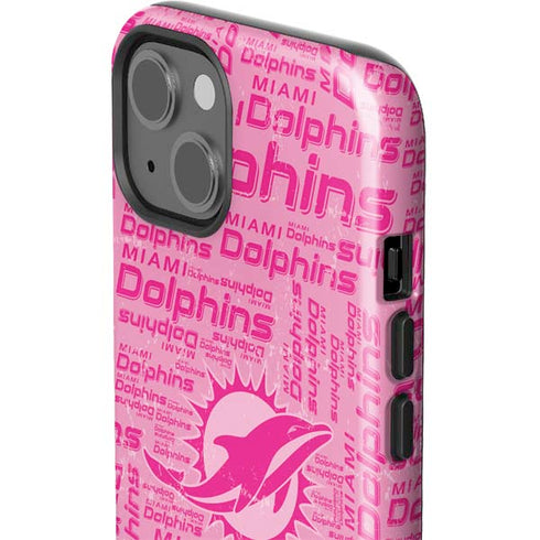 NFL Miami Dolphins - Blast Pink iPhone 15 Plus Impact Case