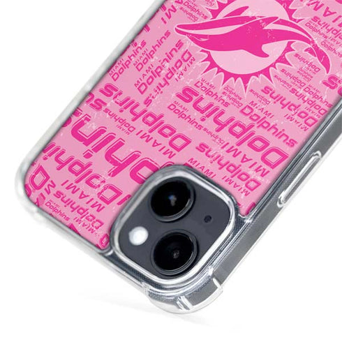 NFL Miami Dolphins - Blast Pink iPhone 15 Plus MagSafe Case