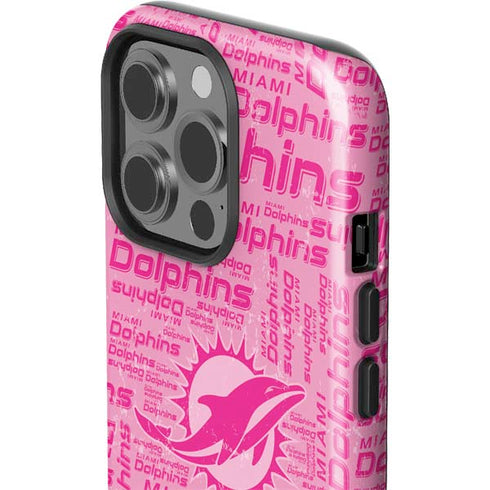 NFL Miami Dolphins - Blast Pink iPhone 15 Pro Impact Case