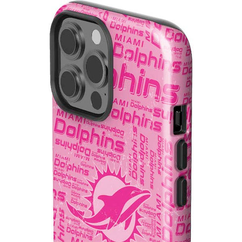NFL Miami Dolphins - Blast Pink iPhone 15 Pro Max Impact Case