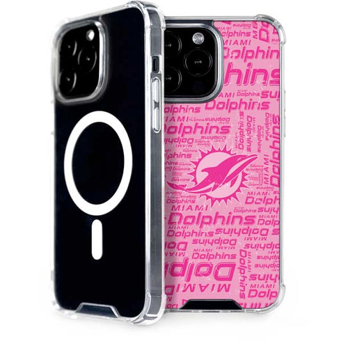 NFL Miami Dolphins - Blast Pink iPhone 15 Pro Max MagSafe Case