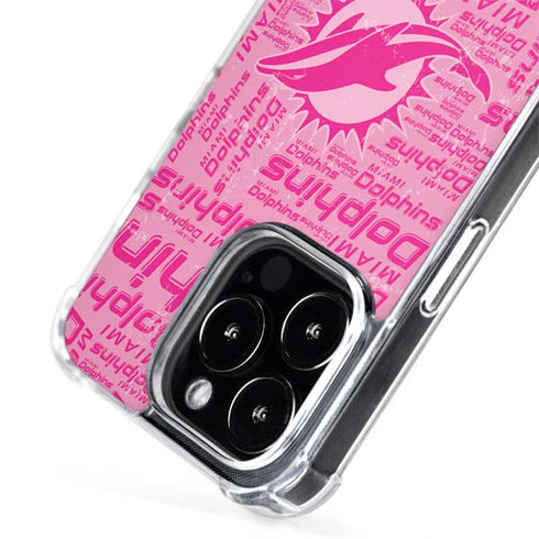 NFL Miami Dolphins - Blast Pink iPhone 15 Pro Max MagSafe Case
