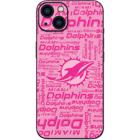 NFL Miami Dolphins - Blast Pink iPhone 14 Skin