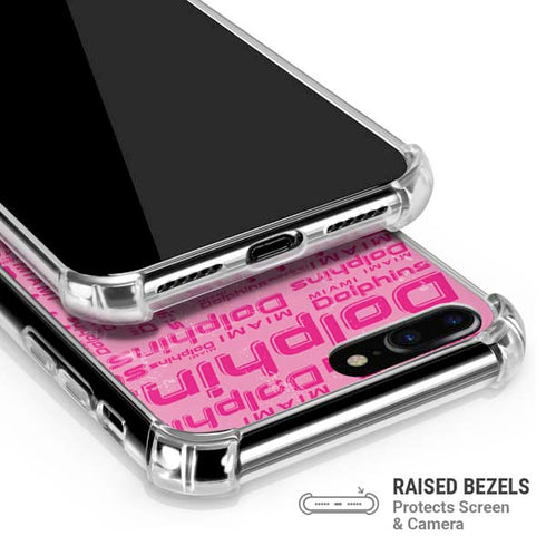 NFL Miami Dolphins - Blast Pink iPhone 7/8 Plus Clear Case