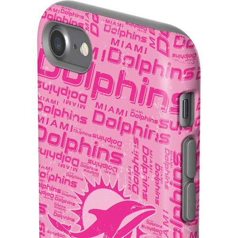 NFL Miami Dolphins - Blast Pink iPhone SE (2nd & 3rd Gen) Pro Case