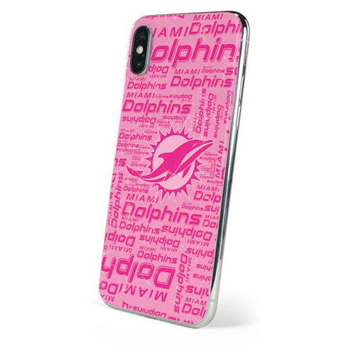 NFL Miami Dolphins - Blast Pink iPhone XS Max Skin