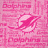 NFL Miami Dolphins - Blast Pink iPhone XS Max Skin