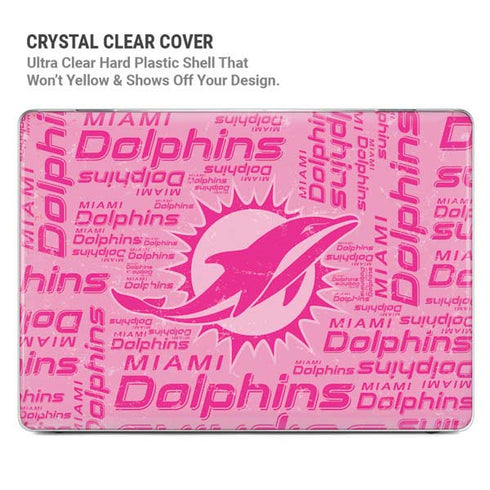 NFL Miami Dolphins - Blast Pink MacBook Pro 16in (2021-25) Case plus Skin
