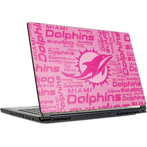 NFL Miami Dolphins - Blast Pink MSI GS65 Stealth Laptop Skin