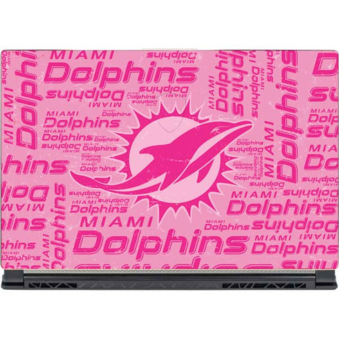 NFL Miami Dolphins - Blast Pink MSI GS65 Stealth Laptop Skin