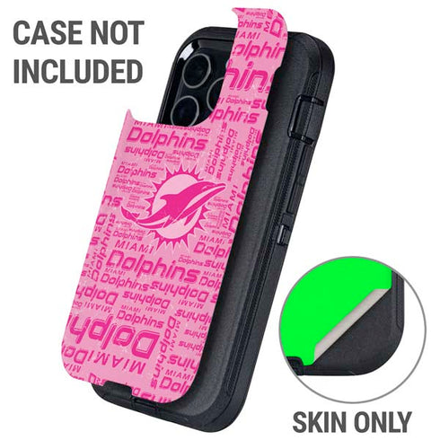 NFL Miami Dolphins - Blast Pink Otterbox Defender iPhone Skin