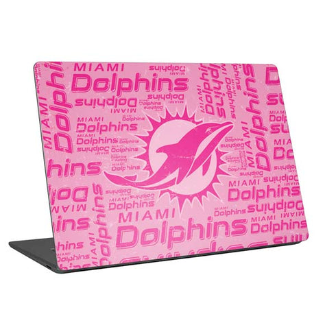NFL Miami Dolphins - Blast Pink Universal Laptop 13in (10.6 x 7.6in) Skin