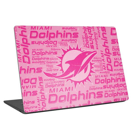 NFL Miami Dolphins - Blast Pink Universal Laptop 15in (12.2 x 8.8in) Skin