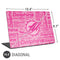 NFL Miami Dolphins - Blast Pink Universal Laptop 16.6in (13.4 x 9.7in) Skin