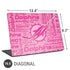 NFL Miami Dolphins - Blast Pink Universal Laptop 16.6in (13.4 x 9.7in) Skin