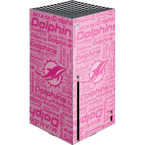 NFL Miami Dolphins - Blast Pink Xbox Series X Console Skin