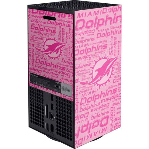 NFL Miami Dolphins - Blast Pink Xbox Series X Console Skin