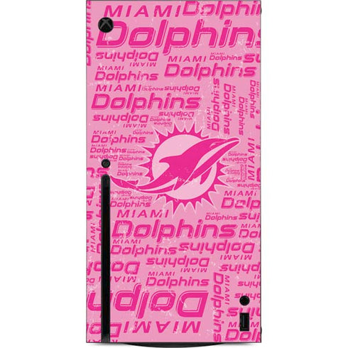 NFL Miami Dolphins - Blast Pink Xbox Series X Console Skin
