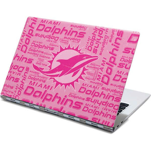 NFL Miami Dolphins - Blast Pink Yoga 910 2-in-1 14in Touch-Screen Skin