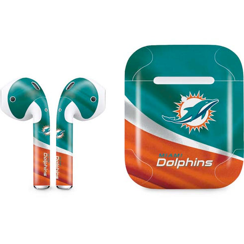 NFL Miami Dolphins Apple AirPods 2 Skin