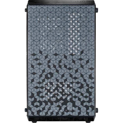 NFL Miami Dolphins Black & White Cooler Master MasterBox Q300L Mini Tower Skin