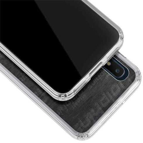 NFL Miami Dolphins Black & White Galaxy A10e Clear Case