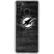 NFL Miami Dolphins Black & White Galaxy A21 Clear Case