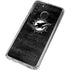 NFL Miami Dolphins Black & White Galaxy A21 Clear Case
