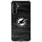 NFL Miami Dolphins Black & White Galaxy A54 5G Clear Case