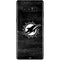 NFL Miami Dolphins Black & White Galaxy Note 8 Skin